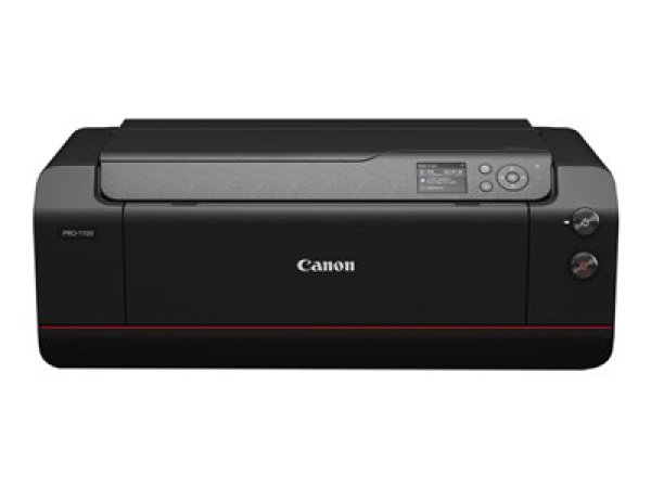 Canon imagePROGRAF PRO-1100 - 17" tisk na velký formát - barva - tryskový - 431,8 x 558,8 mm - 2400 x 1200 dpi až 2.42 min/str. (barevný) - kapacita: 150 listy - USB 2.0, LAN, Wi-Fi(n) - černá