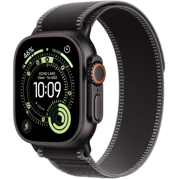 Apple Watch Ultra 3/49/Elegant Band/Black/Charcoal