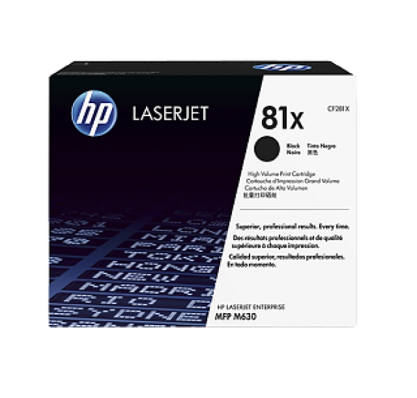 HP 81X (CF281X), černý originální toner do tiskárny HP