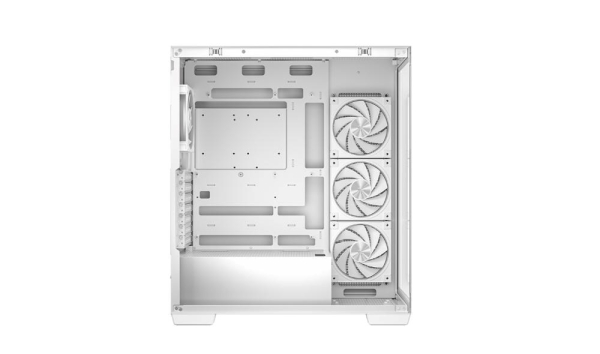 DEEPCOOL Case CG580 4F V2 WH, ATX, Průhledná bočnice, 4x120mm ARGB, bílá