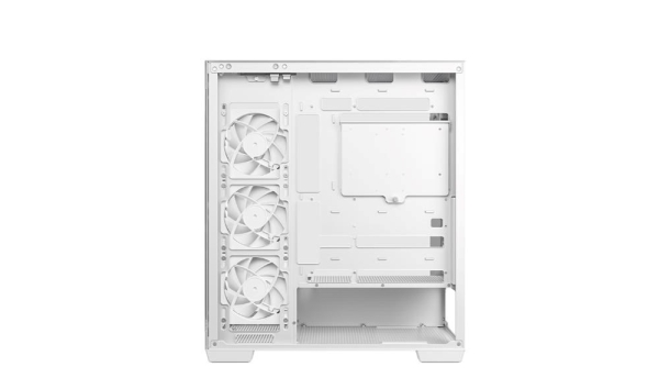 DEEPCOOL Case CG580 4F V2 WH, ATX, Průhledná bočnice, 4x120mm ARGB, bílá