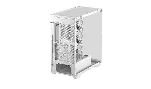 DEEPCOOL Case CG580 4F V2 WH, ATX, Průhledná bočnice, 4x120mm ARGB, bílá
