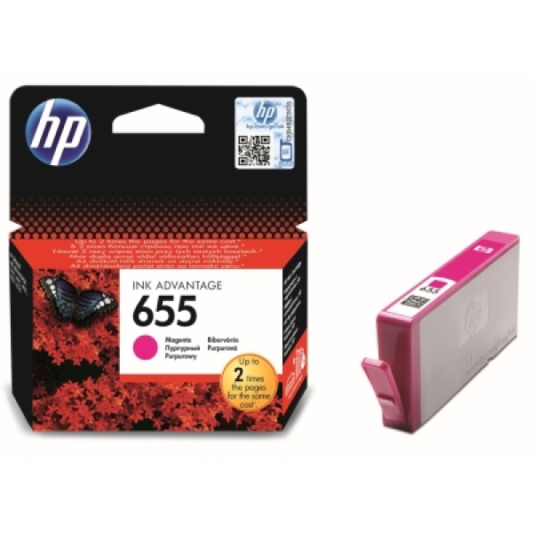 Náplň HP č.655, CZ111AE purpurová 