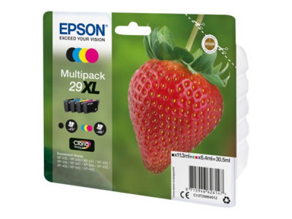 Náplň Epson 29XL, C13T29964022 CMYK multipack blistr s RF / akustickým alarmem 