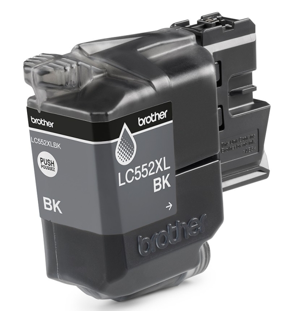 Brother originální ink LC552XLBK, black, 3000str.