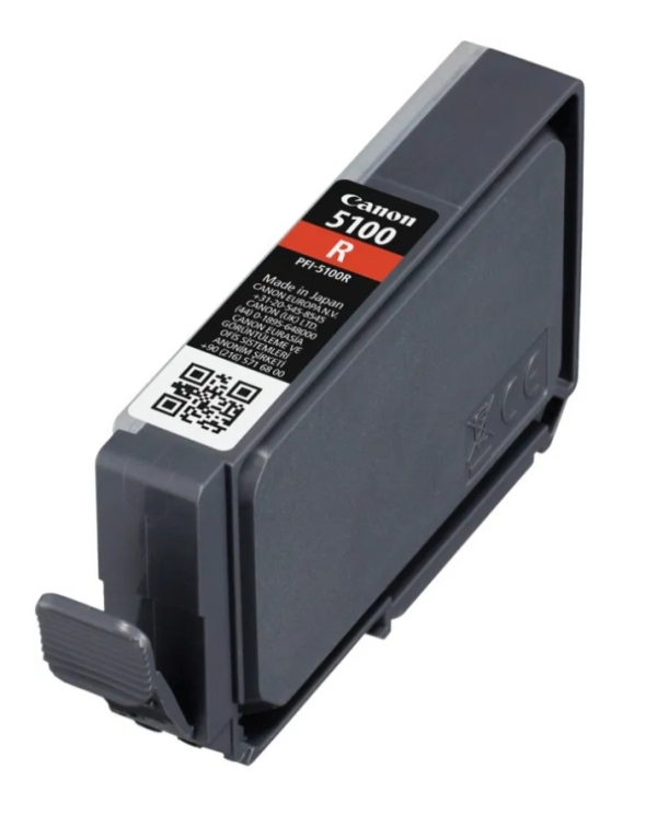 Canon PFI-5100 R - 14.4 ml - cervená - originální - závesný box - inkoustový zásobník - pro imagePROGRAF PRO-310