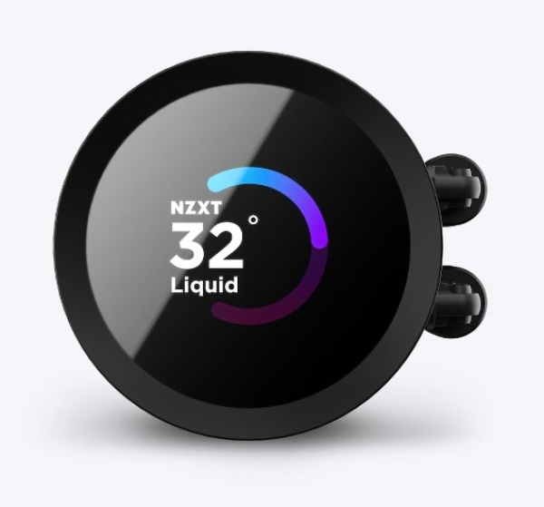 NZXT vodní chladič Kraken 280 / 2x140mm fan / 4-pin PWM / LCD disp. / 6 let
