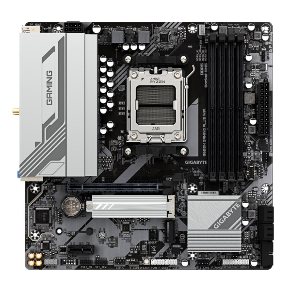 GIGABYTE MB Sc AM5 B650M GAMING PLUS WF, AMD B650, 4xDDR5, 2xDP, 1xHDMI, WiFi, mATX