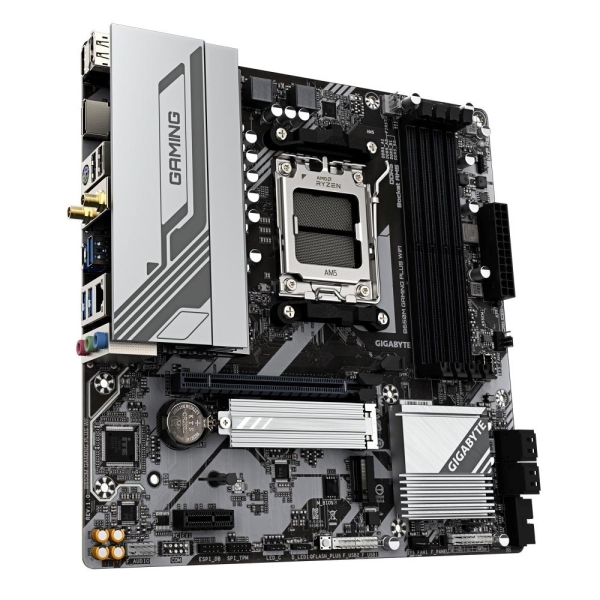GIGABYTE MB Sc AM5 B650M GAMING PLUS WF, AMD B650, 4xDDR5, 2xDP, 1xHDMI, WiFi, mATX