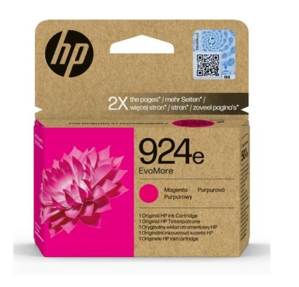 HP originální ink 4K0U8NE#CE1, HP 924e, magenta, 800str.