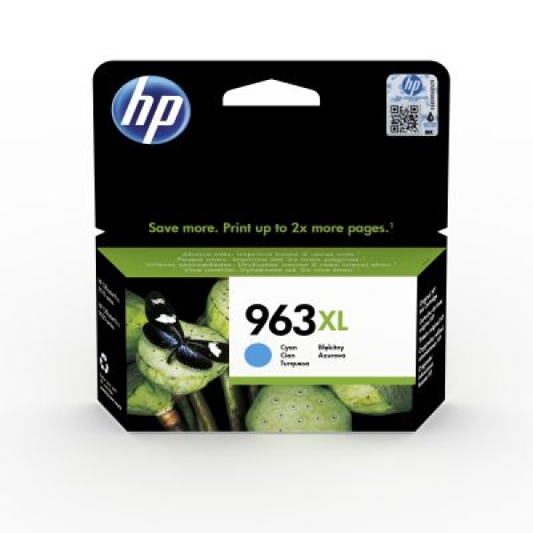 HP 963XL (3JA27AE), azurová originální náplň do tiskárny HP