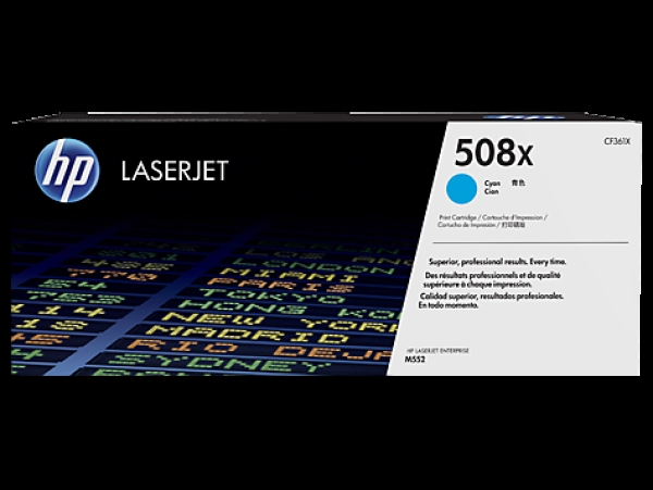 Toner HP č.508X CF361X azurový
