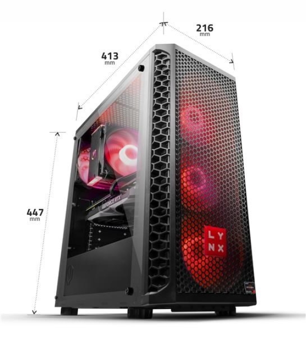 LYNX Challenger Ryzen 7 8700F 32GB 1TB SSD NVMe RTX 5070 12G bez OS