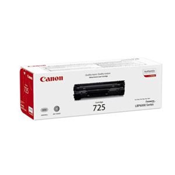 Canon CRG 725BK (3484B002), černý originální toner do tiskárny Canon
