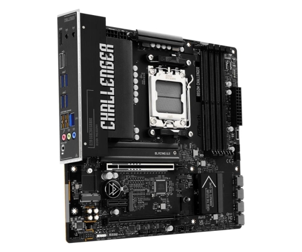 ASROCK B850M CHALLENGER (AM5, amd B850, 4xDDR5 8000+, PCIE 5.0, HDMI, 4xSATA3 +2xM.2, USB3.2 G2, GLAN 2,5G, mATX)