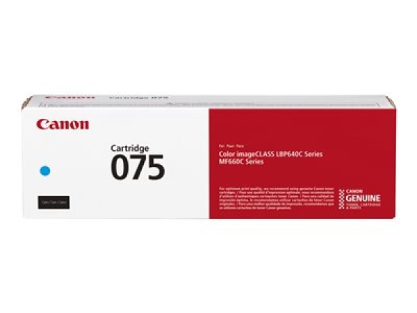 Toner Canon 075, 6364C002 azurový (1 300 stran)