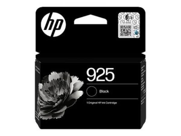HP 925 - 12.5 ml - cerná - originální - Officejet - inkoustová cartridge - pro Officejet Pro 8120e, 8122e, 8123, 8125e, 8130e, 8134e, 8135e, 8138e, 8139e