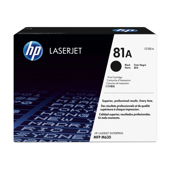 HP 81A (CF281A), černý originální toner do tiskárny HP