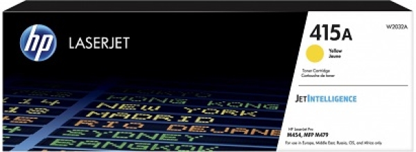 Toner HP W2032A, HP 415A žlutý (2 100 stran)