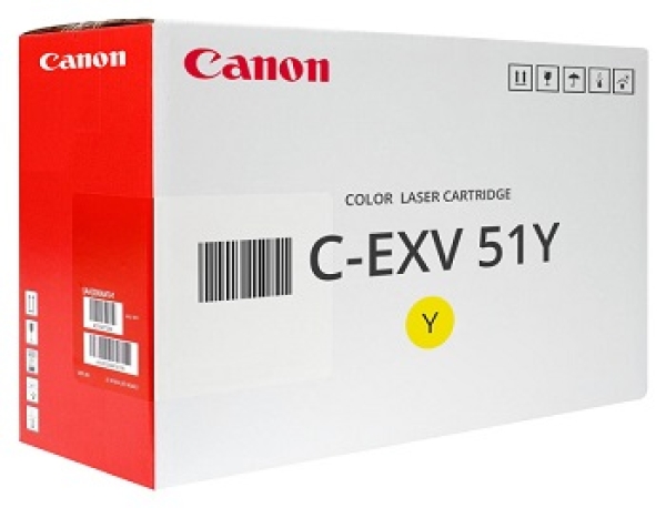 Toner Canon C-EXV51 žlutý