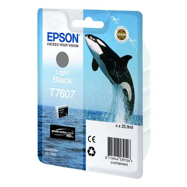 Náplň Epson C13T76074010 světle černá blistr