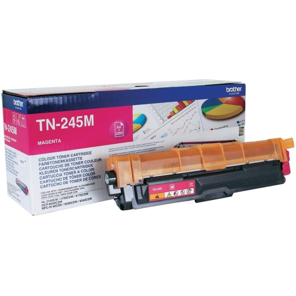 Toner BROTHER TN-245 purpurový (2 200 stran)