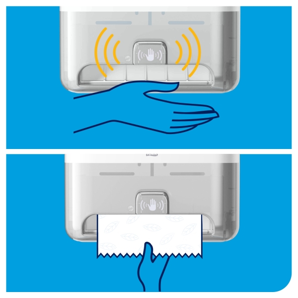 Tork Matic®zásobník na papírové ručníky v roli - s Intuition® senzorem - nerez/černá