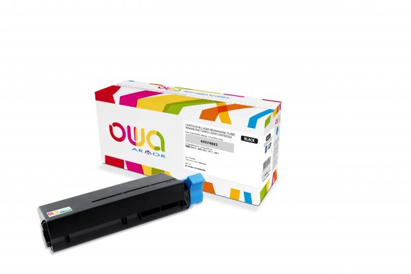 OWA Armor toner pro OKI B431, MB461, MB471, MB491, 7000 Stran, 44574802, černá/black