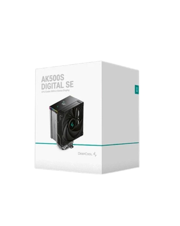 DEEPCOOL CPU Chladič AK500S DIGITAL SE, 1x120mm, LGA1851, AM5, černá
