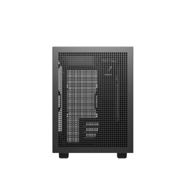 DEEPCOOL Case CH260 WOOD, mATX, Průhledná bočnice, černo-dřevěná