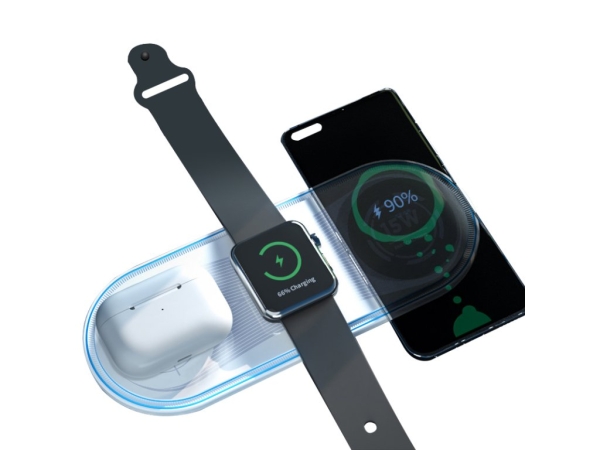 WG - Bezdrátová nabíječka stolní 22,5W, Fast Wireless Charger, bílá