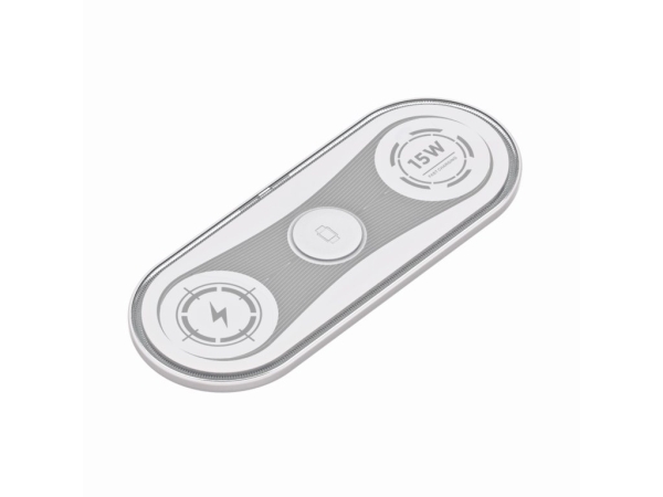 WG - Bezdrátová nabíječka stolní 22,5W, Fast Wireless Charger, bílá