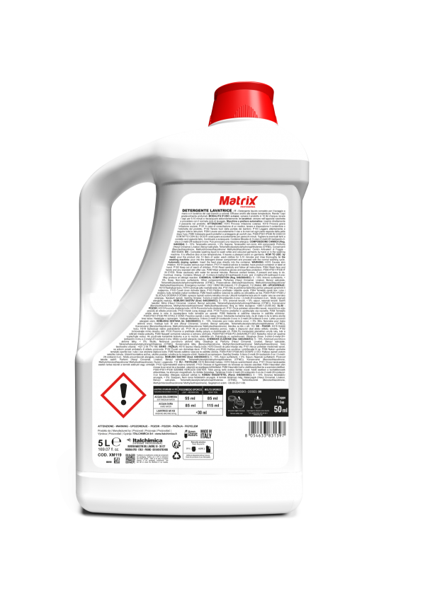 MATRIX DETERGENTE LAVATRICE prací gel s vůní květin 5 L
