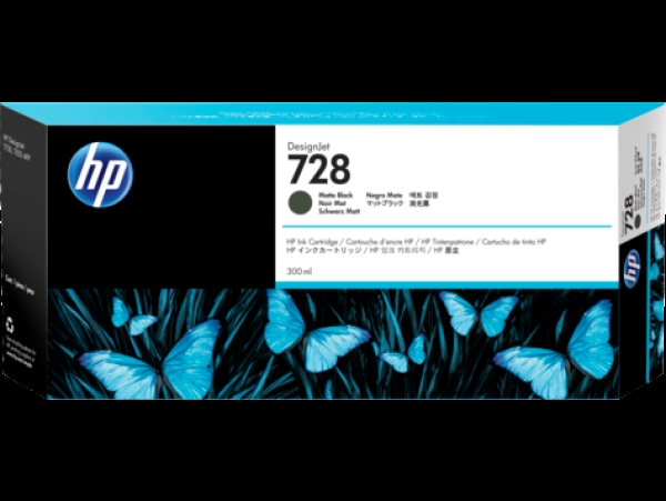 Náplň HP č.728, F9J68A matná černá 