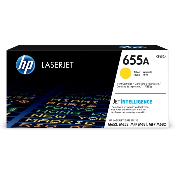 Toner HP č.655A CF452A žlutý
