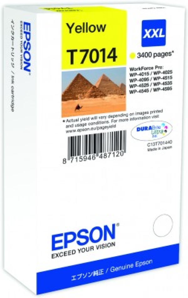 Náplň Epson C13T70144010 (XXL) žlutá