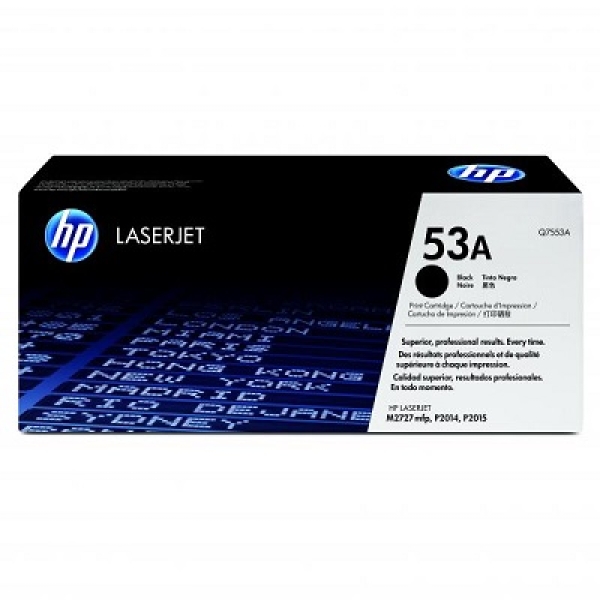 HP 53A (Q7553A), černý originální toner pro tiskárnu HP