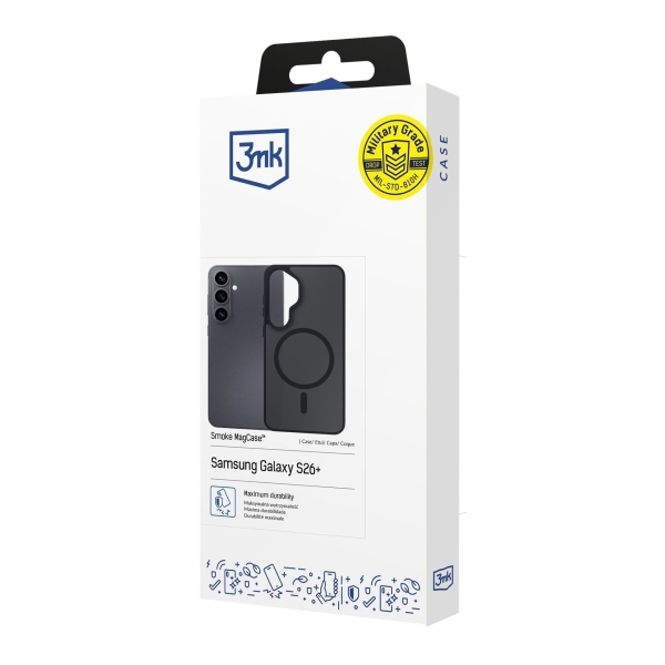 3mk ochranný kryt Smoke MagCase pro Samsung Galaxy S26+