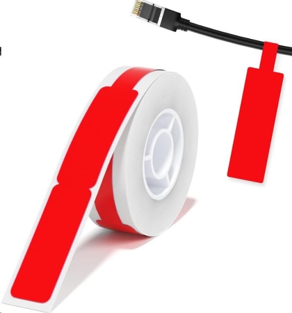 Niimbot štítky na kabely RXL 12,5x109mm 65ks Red pro D11 a D110