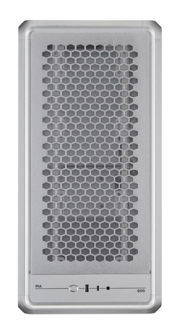 Cooler Master case MasterFrame 600, Průhledná bočnice, ATX, 3x 140mm ARGB Fan, 1x 120mm ARGB Fan, ARGB Hub, Stříbrná