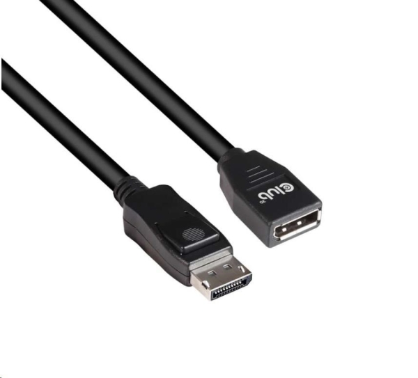 Club3D Kabel prodlužovací DisplayPort 1.4 HBR3 8K60Hz (M/F), 2m, 28 AWG