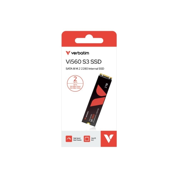 VERBATIM SSD Vi560 S3 M.2 2TB SATA III, W 550/ R 500MB/s