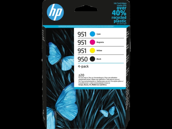 Náplň HP č.950+951, 6ZC65AE CMYK 4-pack 