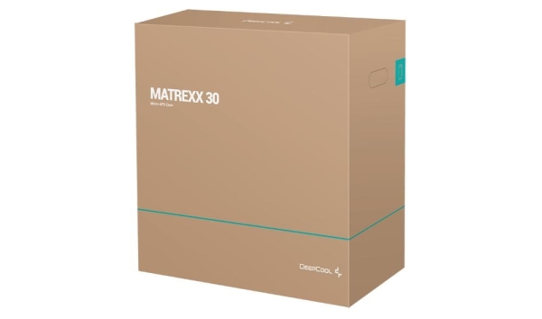DEEPCOOL Case MATREXX 30 SI, mATX, Průhledná bočnice, 1x120MM Fan, černá