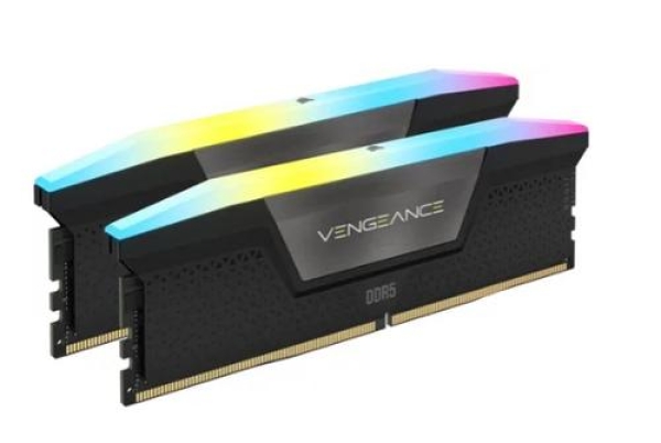 CORSAIR 32GB=2x16GB DDR5 6000MHz CL38 Vengeance RGB XMP Grey