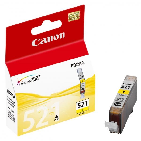 Náplň Canon CLI-521Y žlutá (9 ml)