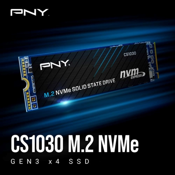 PNY SSD CS1030 1TB, PCIe Gen3x4, M.2 2280, (R:2100/ W:1700MB/s)