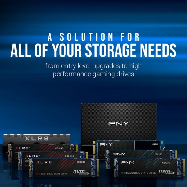 PNY SSD CS1030 1TB, PCIe Gen3x4, M.2 2280, (R:2100/ W:1700MB/s)