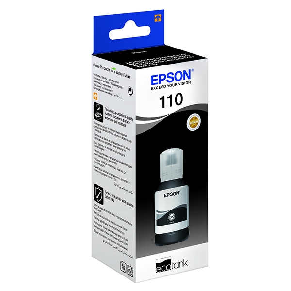 Epson 110 (C13T03P14A), černá originální barva do tiskárny Epson