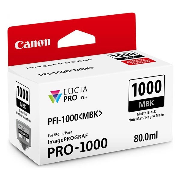 Náplň Canon PFI-1000MBK matná černá